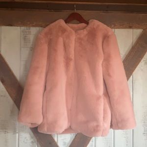 NWT GAP XL Faux Fur Jacket